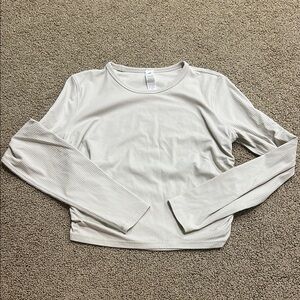 Lululemon Ribbed Cropped long sleeve Top